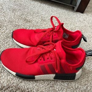 adidas Vibrant Red Athletic Shoes